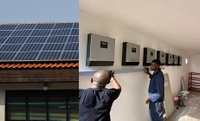 Proyecto fotovoltaico del hogar de Brasil 10kw